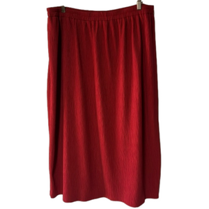 Women’s Vintage‎ Worthington Red Skirt size 3XW great condition comfy